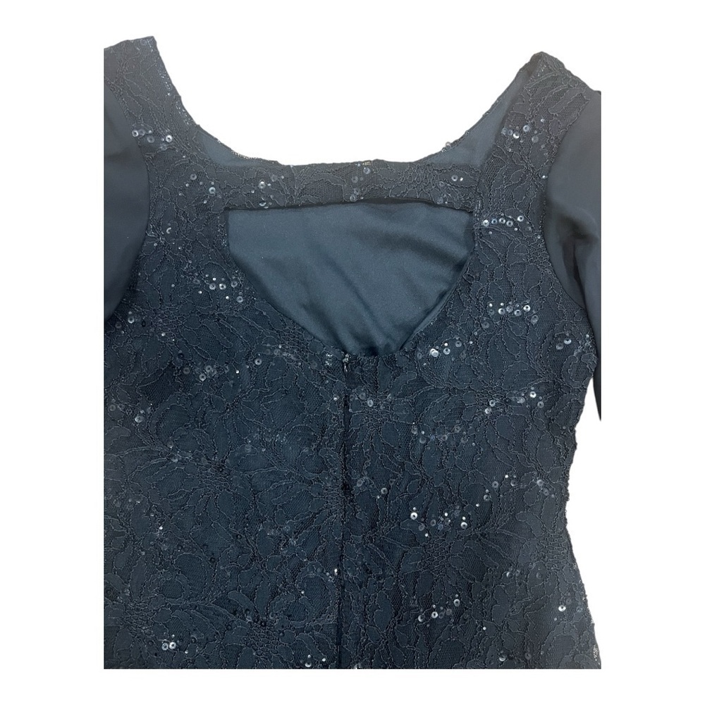 Scarlett Women’s Black Mini Lace & Sequins Cocktail Dress Size 8 NWOT - Picture 7 of 10